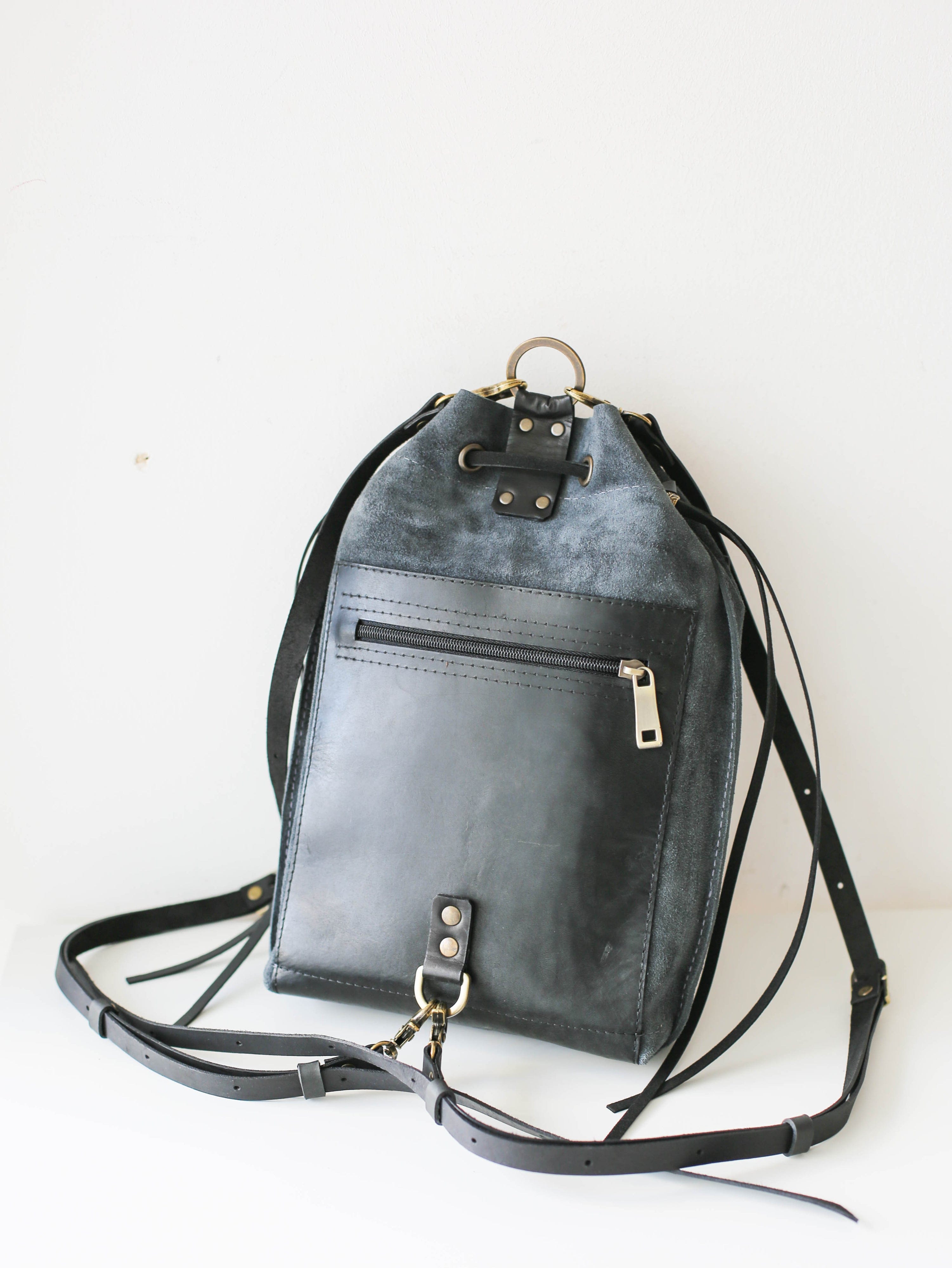 AVERY LEATHER TOTE BAG - MINI CROSSBODY TOTE | MADE IN USA - Go Forth Goods  ®